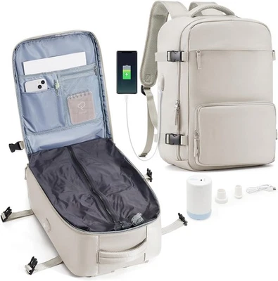 Travel Backpack with Vacuum Bag, 60L Seal Compression Air Vac Back Pack with ... - Image 1 of 4