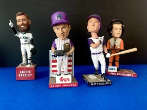 ARIZONA DIAMONDBACKS VINTAGE BOBBLEHEADS SET OF 4 "  NO BOXES  " - Picture 1 of 5