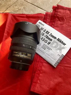 Objetivo Nikon AFS 18-70mm Nikon d40,50,60,3000,3100,3200,7000,7100,7200 Foto 1 de 4