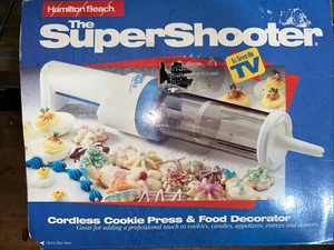 Hamilton Beach Super Shooter 80000 Cordless Cookie Press Decorator In Box - Picture 1 of 3