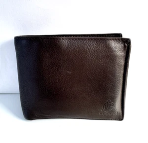 Toucan of Scotland Genuine Leather Menswear Male Coin Credit Card Bifold Wallet - Picture 1 of 7