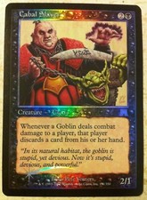 Foil Cabal Slaver - Onslaught - Magic: The Gathering
