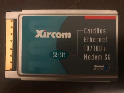 Xircom 32-Bit CardBus Ethernet 10/100 + Modem 56 (CBEM56G-100) - Image 1 of 4