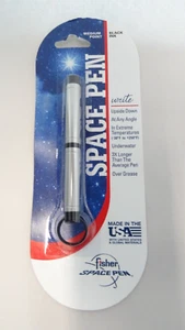 Fisher Space - Ballpoint Pen - SILVER - Black Ink Medium Point - Picture 1 of 1