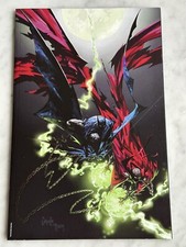Batman/Spawn #1 Capullo/McFarlane Glow-in-the-Dark Cover in HG! (DC/Image, 2022)
