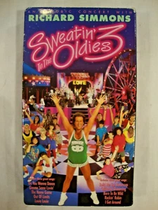 Richard Simmons Sweating To The Oldies 3 VHS Tape Exercise Classic Dancing - Picture 1 of 2