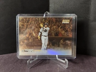 2023 Stadium Club Chrome Insert Orange Refractors #193 Manny Machado 46/99 - Image 1 of 2