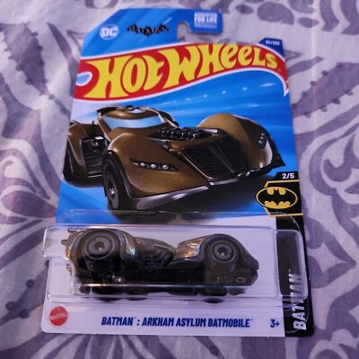 Hot Wheels - 2025 Batman Arkham Asylum Batmobile (Metalflake Dark Gold) - Image 1 of 2