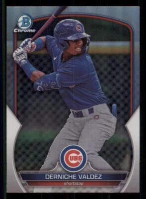 2023 Bowman Chrome Draft Refractors #BDC169 Derniche Valdez - Image 1 of 2