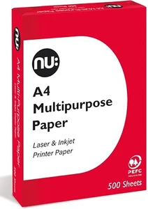 NU: Mehrzweck-Druckerpapier, weiß, 500 Blatt, kostenlose Lieferung 🚚 - Bild 1 von 6