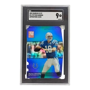 2003 Panini Elite Aspirations #21 Peyton Manning SP #'d /82 SGC 9 - Picture 1 of 3