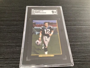 2006 Topps Turkey Red Black Only Stands In Background Tom Brady #280  SGC 9 - Picture 1 of 3