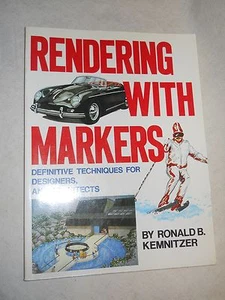 Rendering With Markers by Ronald B. Kemnitzer( 1983, Paperback, Illustrated - Imagen 1 de 7