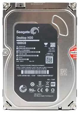 Seagate 3.5" 1 TB HDD Hard Drive 1ER162-040 655-1724F AP14 ST1000DM003 iMac HDD - Bild 1 von 4