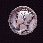 1921 Mercury Dime Rare Key Date Silver (10)C Philadelphia Mint #Md05