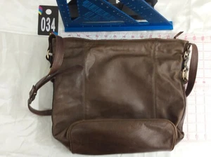 Franco Godi Leather HOBO Handbag Brown Leather Medium Design Purse Shoulder Bag - Bild 1 von 9