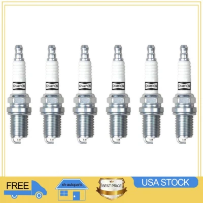 Vela de ignição Champion Copper Plus 6X para 1993-1997 Chrysler Concorde V6 3.5L FWD X - Imagem 1 de 3