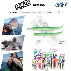 FIIISH! Combo Crazy + Recarga Cuerpo Crazy Sand Eel ( Lugar, BAR, Bacalao - Imagen 1 de 6