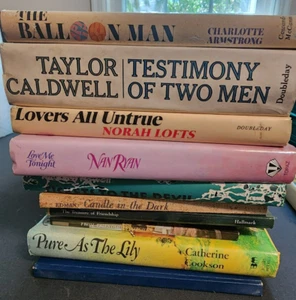 [Lot of 11] Vintage Books, Novels, Dust Jackets, Romance, Fiction etc - Picture 1 of 3