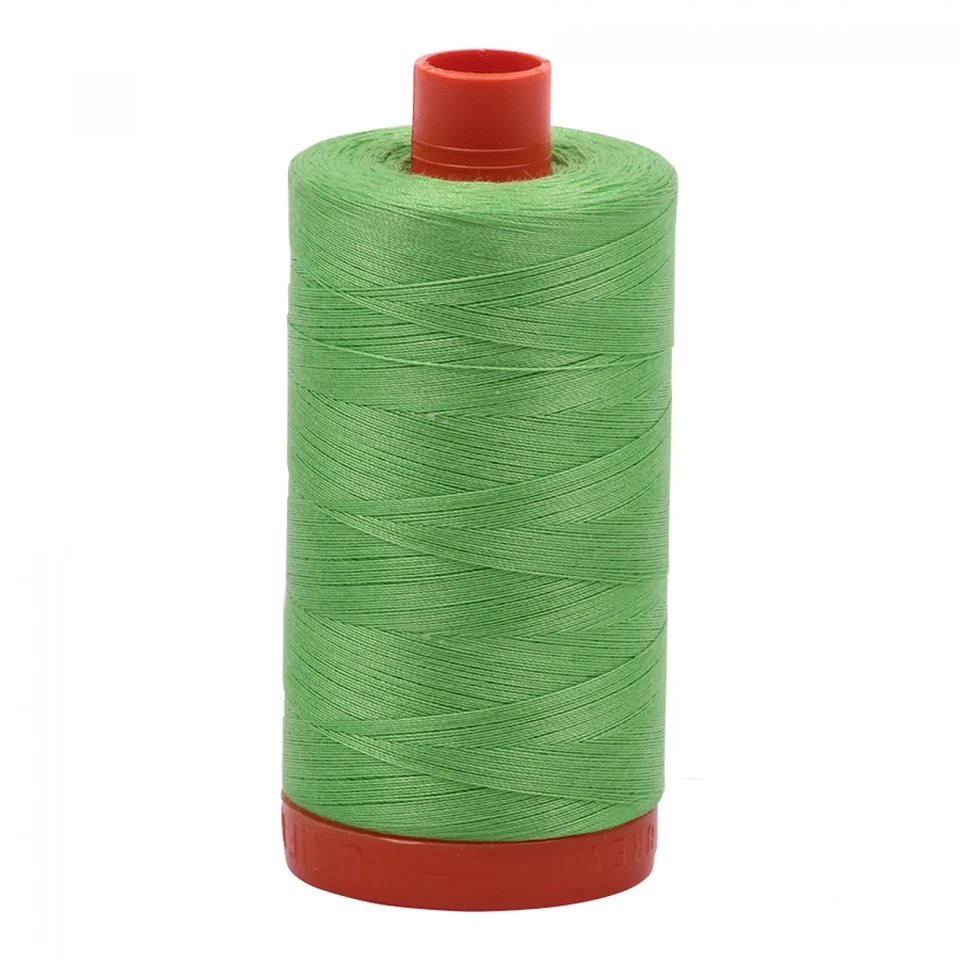 AURIFIL QUILT THREAD - 50 WT - 1422 yds #6737 Shamrock Green - Image 1 of 1