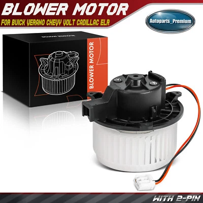 Двигатель вентилятора с каркасом вентилятора для Buick Verano Chevy Volt Cadillac ELR 22954786 - Изображение 1 из 4