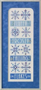FLAKES SAMPLER-CROSS STITCH-GLENDON PLACE - Picture 1 of 1
