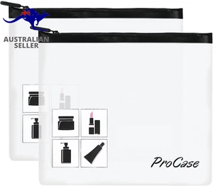 TSA Approved Fly Travel Toiletry Bag Makeup Pouch, Durable Quart-Size Carry-On - Picture 1 of 12