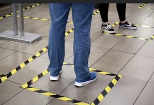 3M Hazard Caution Marking Duct Tape 1.88” x 25 Yds FOR CROWD CONTROL CUSTOMERS - Picture 1 of 3