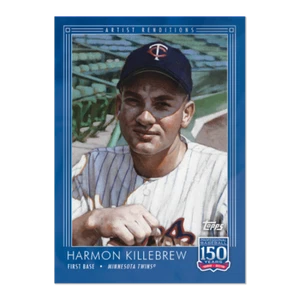 2019 TOPPS 150 YEARS OF BASEBALL #51 HARMON KILLEBREW  ARTIST RENDITIONS - Picture 1 of 2