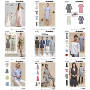 Simplicity Dress Pants Tops Sewing Pattern Misses Plus Size You Pick - Picture 1 of 33