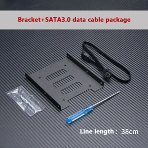 2.5" Skids For SSD To 3.5" Bay Caddy Tray Hard Drive HDD Metal Mounting Dock - Zdjęcie 1 z 13