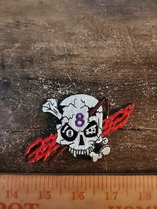 Parche pegamento ocho bolas calavera esqueleto vintage ENVÍO GRATUITO - Imagen 1 de 2