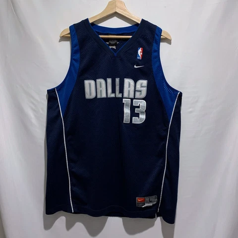 Vintage Dallas Mavericks Nike Steve Nash #13 NBA Basketball Jersey Size Large Cover