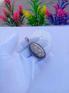 Beautiful Crazy Lace Agate Pendant | silver plated pendant | Pendant Jewelry - Picture 1 of 4