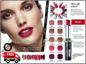 Oriflame The One Colour Unlimited Matte Lipstick Full Coverage & Doesn't Fade - Picture 1 of 21