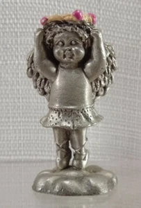 Spoontiques 3609 Vintage Cherub Angel BALLERINA Toe Pewter Miniature Figurine  - Picture 1 of 5