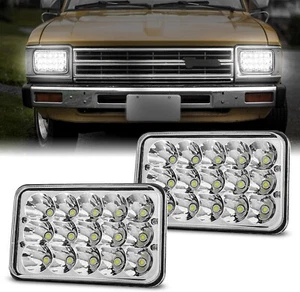 2PCS 4x6 LED Headlight Sealed Beam, 45W Headlight Truck Chevy K10 K20 Van RV - Picture 1 of 7