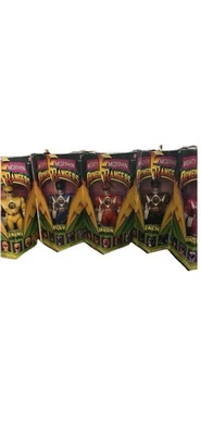 Conjunto completo de figuras de acción Mighty Morphin Power Rangers 1993 de colección - SELLADO - nuevo Foto 1 de 4