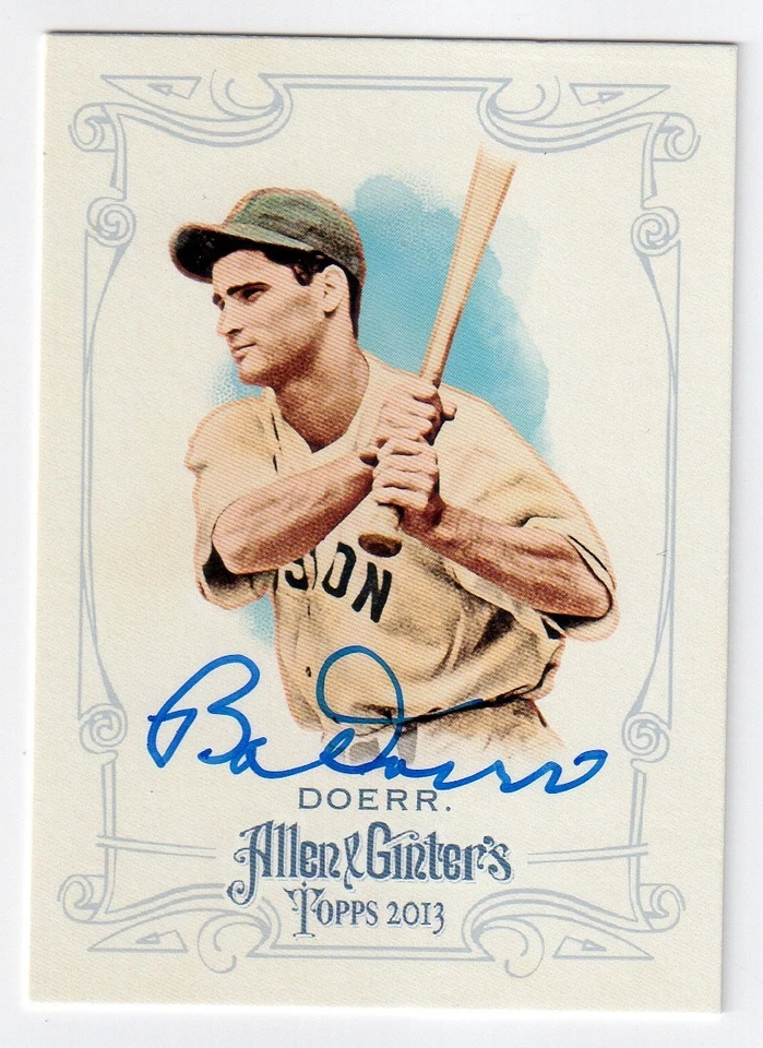 BOBBY DOERR Signed 2013 Topps Allen & Ginter's Card - HOF Autograph Auto Bob - Image 1 of 1