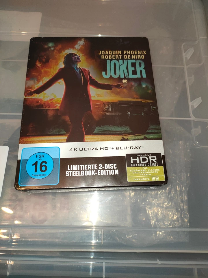 Joker Steelbook 4k Ultra HD Blu-ray mit Zwei Mini-kerben