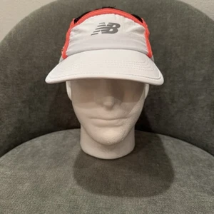 Gorra New Balance Blanca Negra Rosa Sombrero Pickleball Correr Caminata Bolsillo con Cremallera - Imagen 1 de 8