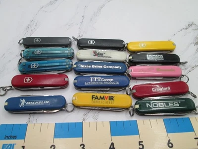 Lote de 15 Cuchillos Victorinox Clásicos Ejército Suizo Multicolor SD MICHELIN SIEMENS Foto 1 de 4