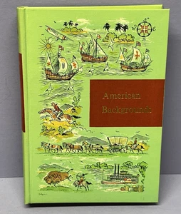 American Backgrounds Through Golden Windows Hardcover Vintage Nursery Exc. Cond. - Picture 1 of 12