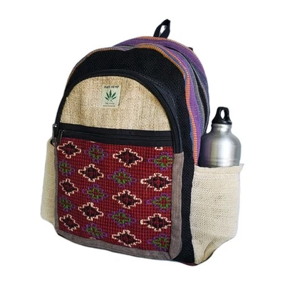 Mochila grande de cáñamo puro Foto 1 de 4