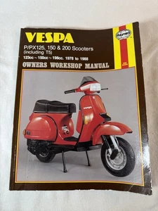 VINTAGE OG VESPA OWNERS WORKSHOP MANUAL 1978-1988 P/PX125, 150 & 200 SCOOTERS BH - Bild 1 von 7