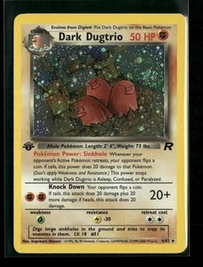 Dark Dugtrio (6) Team Rocket #06/82 - 1st Edition - Picture 1 of 2