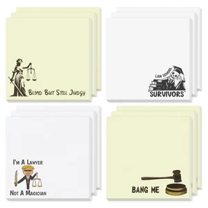 12 Piezas Notas Adhesivas Divertidas para Abogados Autoadhesivas Escritura Almohadillas para Abogados L... - Imagen 1 de 6