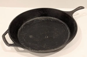 Lodge USA 14SK Cast Iron Skillet Large Frying Pan Cookware Family Camp Size - Picture 1 of 5