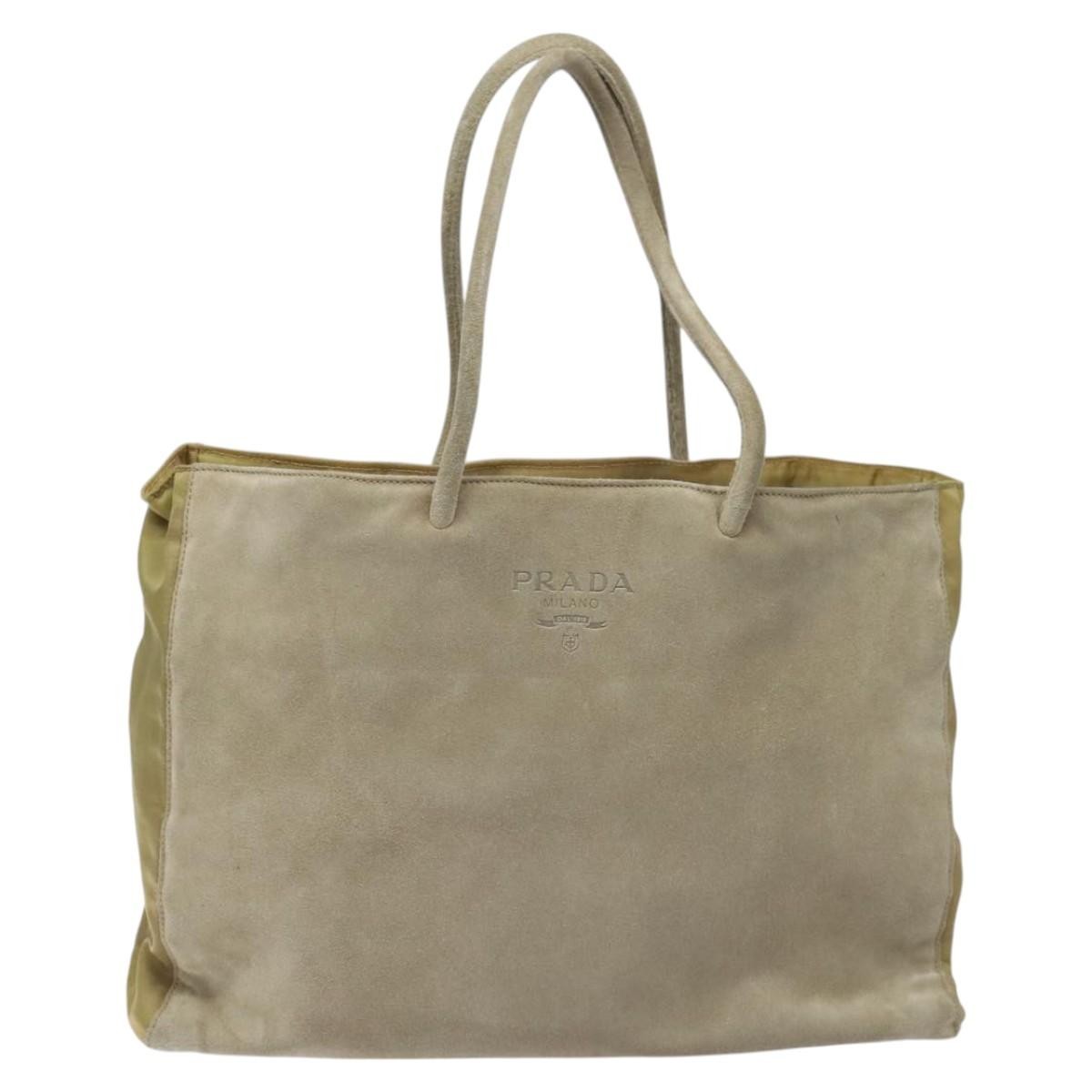 PRADA Suede Exterior Beige Bags & Handbags for Women for PRADA Suede Exterior Beige Bags & Handbags for Women for
