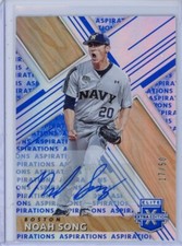2019  Panini Elite Extra Edition #115 Noah Song Blue Aspirations Auto /50